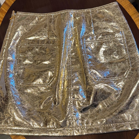 HUNTER BELL Metallic Mini Skirt - Picture 3 of 3
